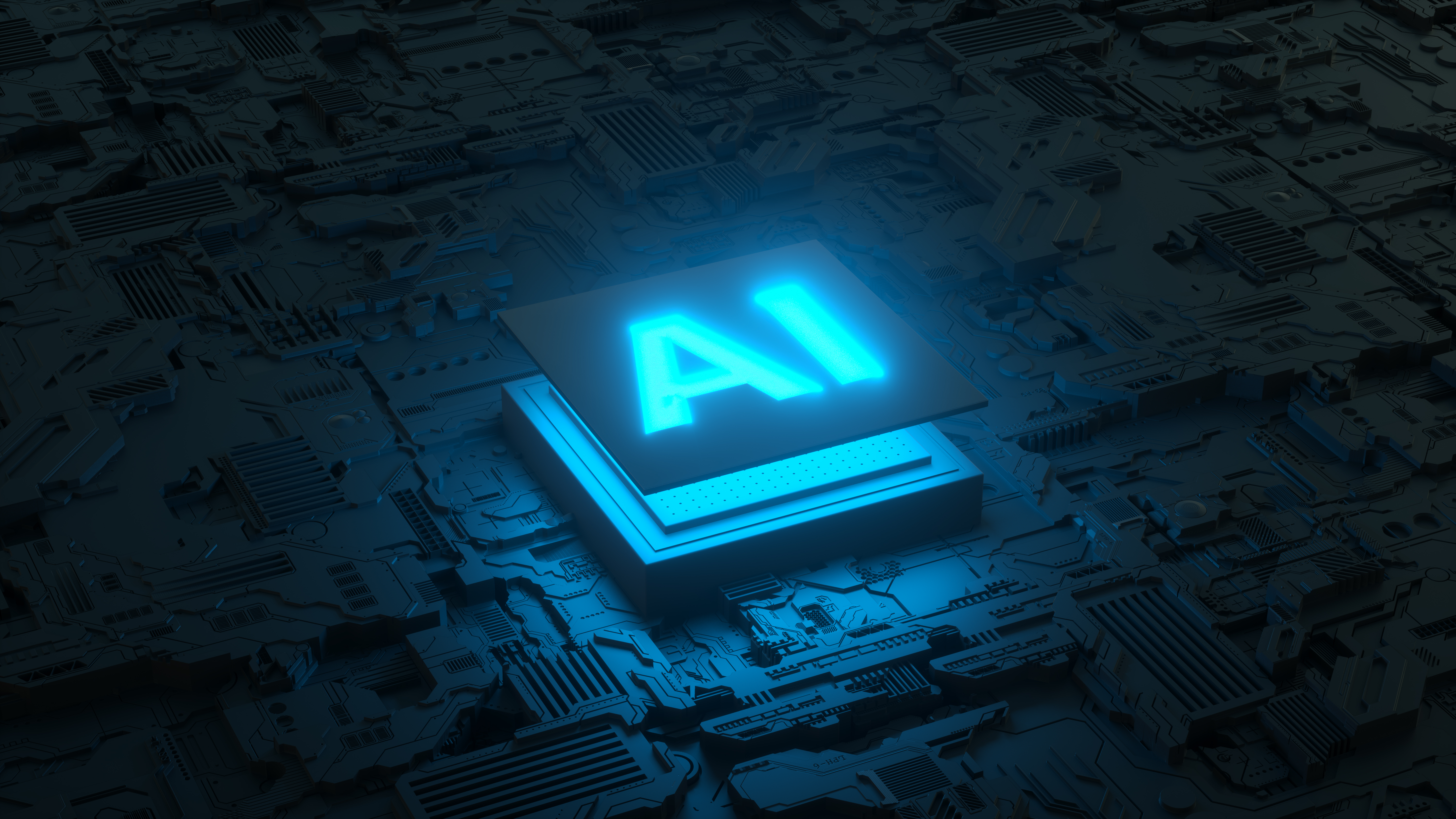 AI circuit board microprocessor