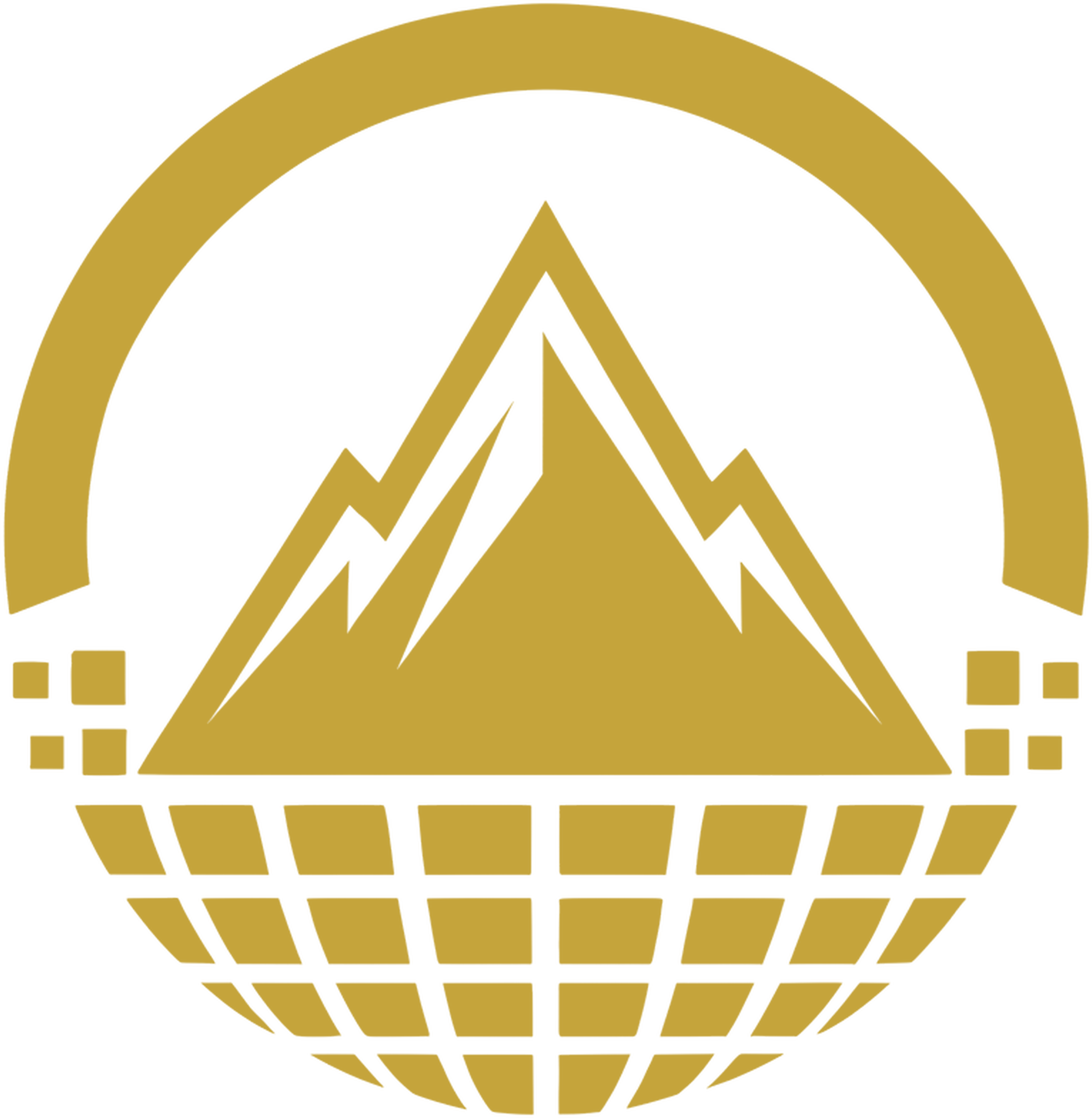 Globe Icon Golden